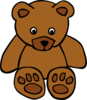 Simple Teddy Bear Clip Art